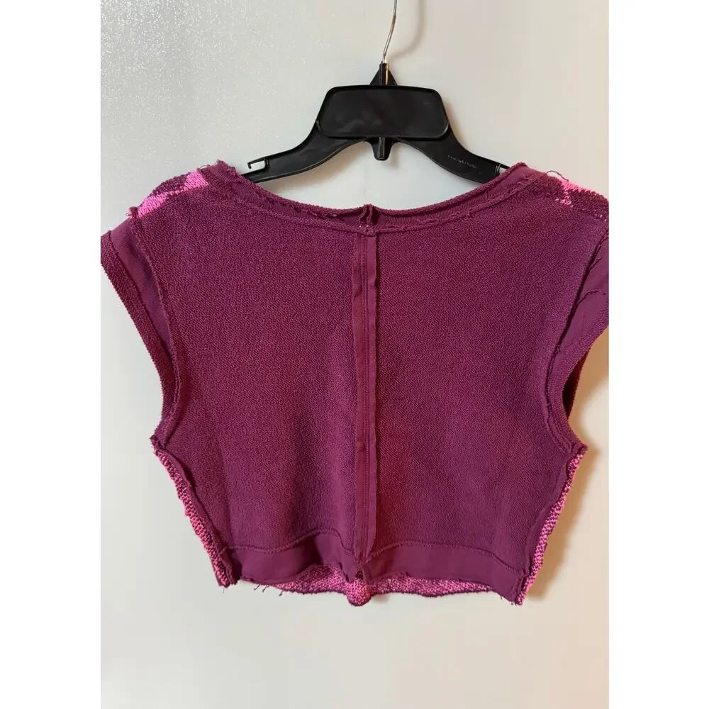 Free People Lola women’s short sleeve vest Top size medium
